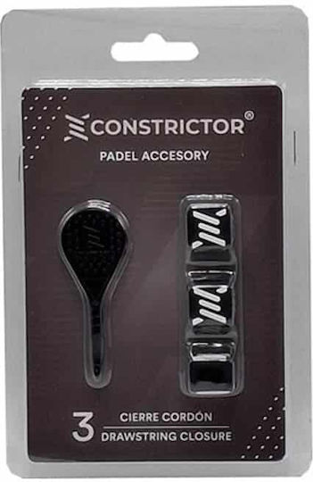 Spannfix Kordel Padel Tennisschläger Schwarz