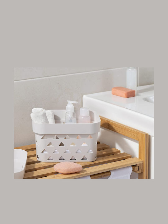 Navaris Plastic Storage Box with Lid Gray 22x17.5x13cm 4pcs