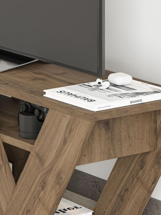 TV Stand Pipralla Light Walnut L110xD30xH40cm
