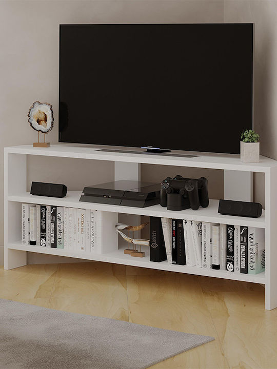 TV Stand Thales White L110xD36xH45cm