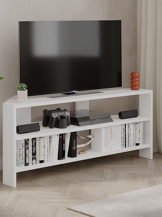 TV Stand Thales White L110xD36xH45cm