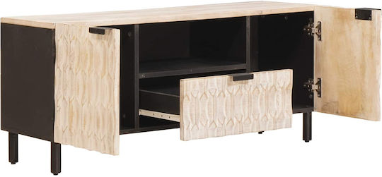 TV Stand White 105x33.5x46cm