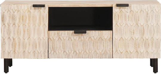 TV Stand White 105x33.5x46cm