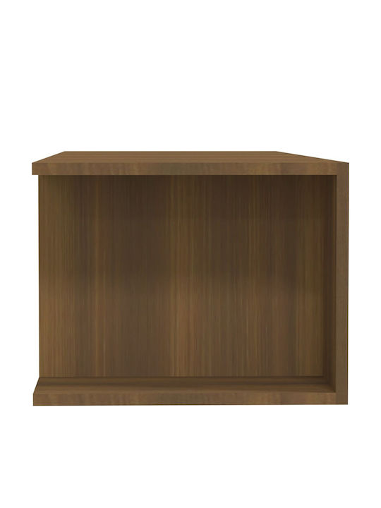 TV-Ständer mit LED-Beleuchtung Sonoma Eiche M135xT39xH30cm