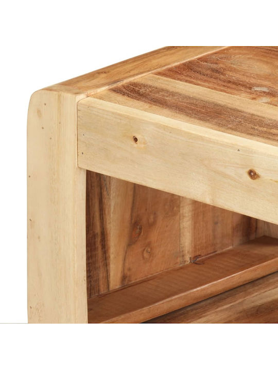 TV Stand Made of Solid Acacia Wood L120xD30xH23cm