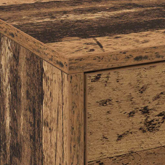 TV-Ständer mit LED-Beleuchtung Alt Holz M162xT34xH40cm