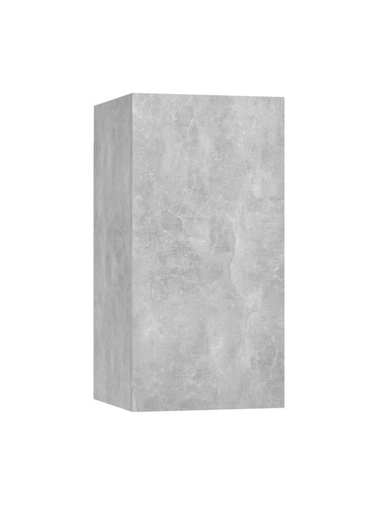 Wall Mounted Living Room Cabinet Made of Particle Board Sonoma 80x30x30cm