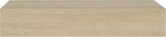 Oak Wall Shelves 2 Pieces 60x23.5x10 cm