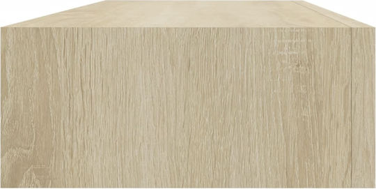 Oak Wall Shelves 2 Pieces 60x23.5x10 cm