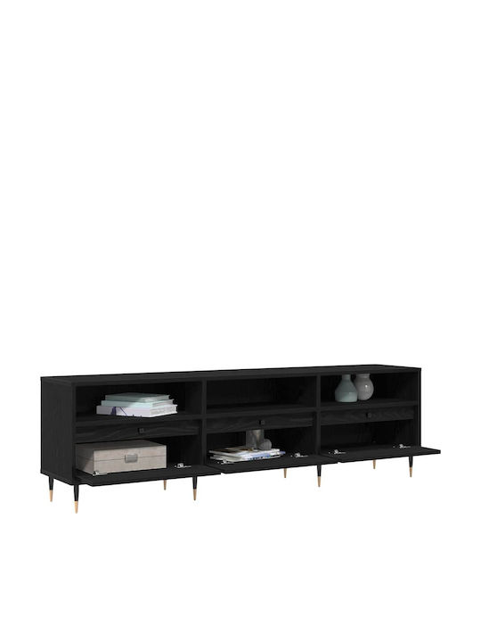 TV-Ständer Schwarze Eiche M150xT30xH44.5cm