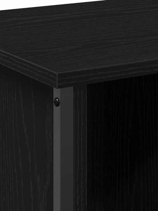 TV Stand Black Oak M102xD35xH45cm