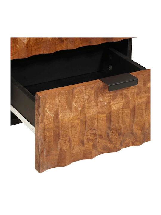 Nachttische Solid mango wood 2Stück 40x33.5x46cm