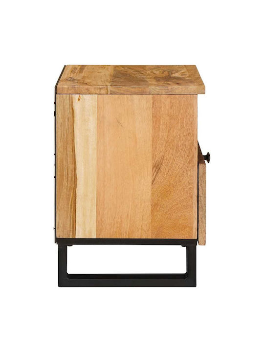 Комод Стъклен Solid mango wood 40x33x46см