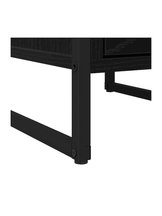 Noptiere Negre 2buc 39.5x30x50cm