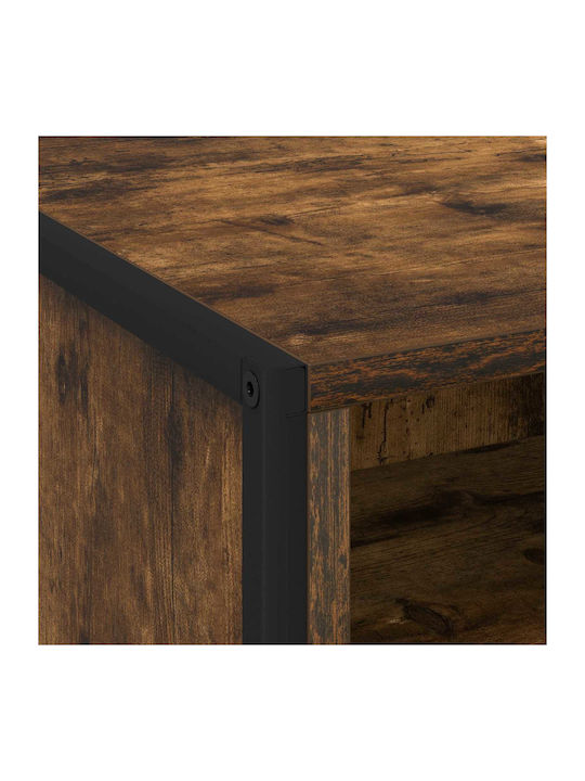Wooden Bedside Table Brown 50x39.5x50cm