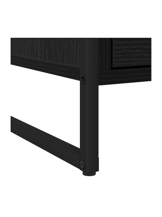 Noptiere Negre 2buc 50x39.5x50cm
