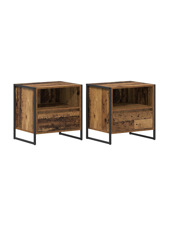 Noptiere Maro 2buc 50x39.5x50cm
