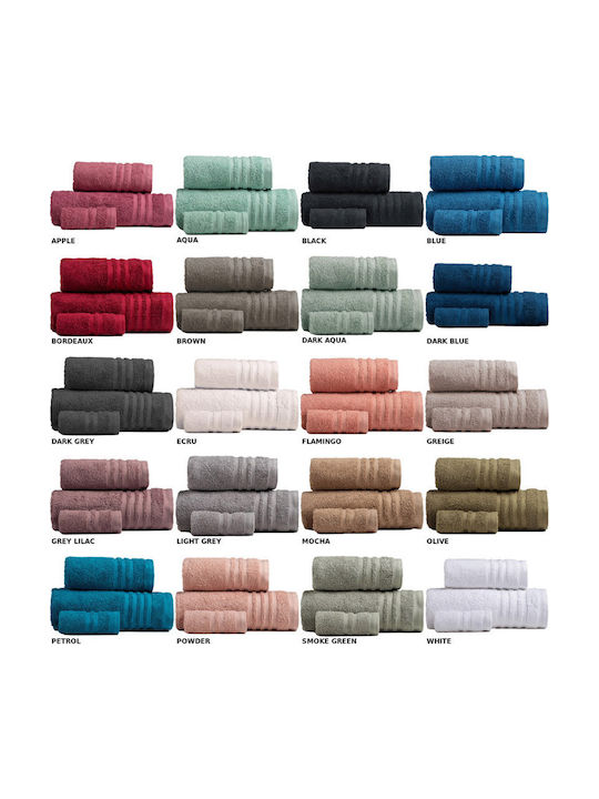 Melinen Hand Towel Premio 30x50cm Flamingo Weight 600gr/m²