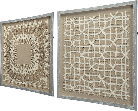 Artekko Τοίχου Mosaic 60x3x60cm