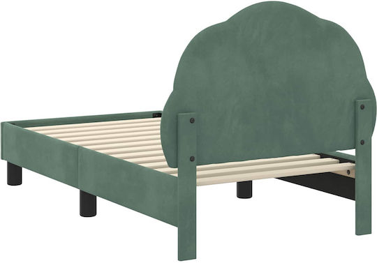 Kids Bed Single Light Blue for Mattress 70x140cm