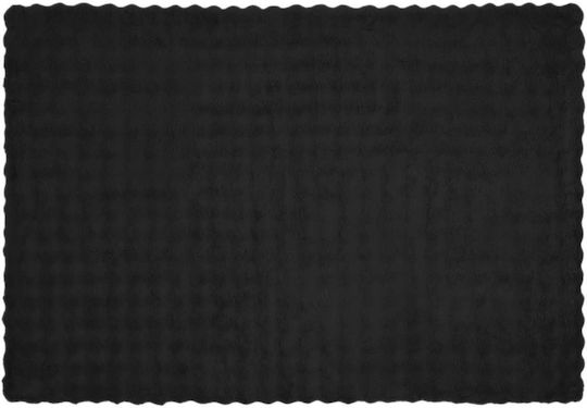vidaXL Pelzige Decke Moni 150x220cm Schwarz