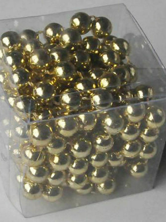 Iliadis Weihnachtliche Girlande Plastik Gold 400x0.8cm 1Stück