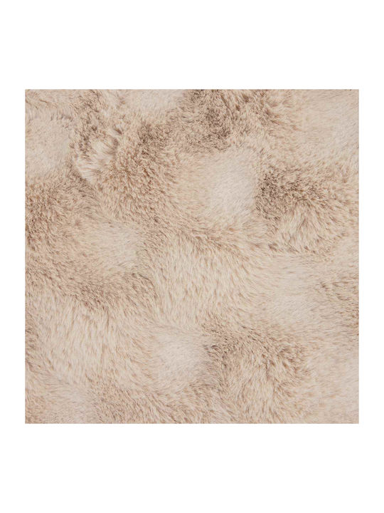 vidaXL Pelzige Decke Couch 130x150cm Beige