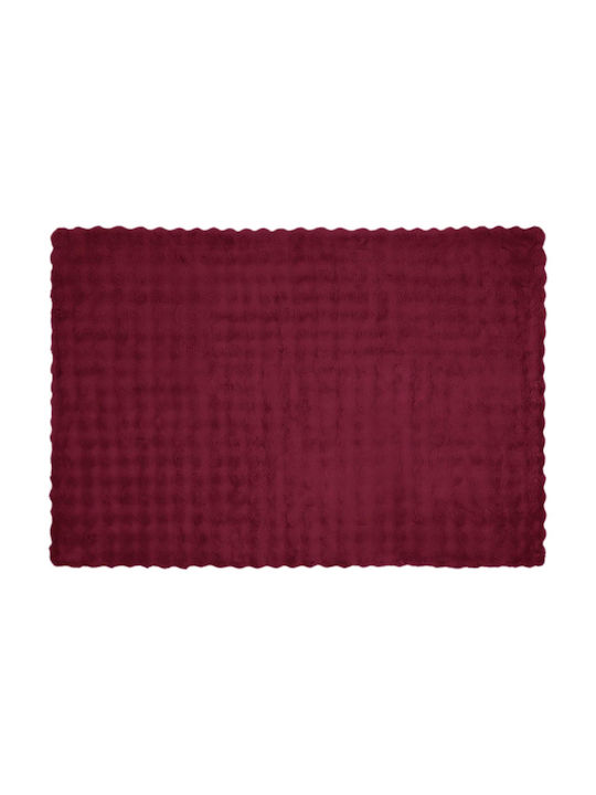 vidaXL Pelzige Decke Couch 130x150cm Türkis Rotes