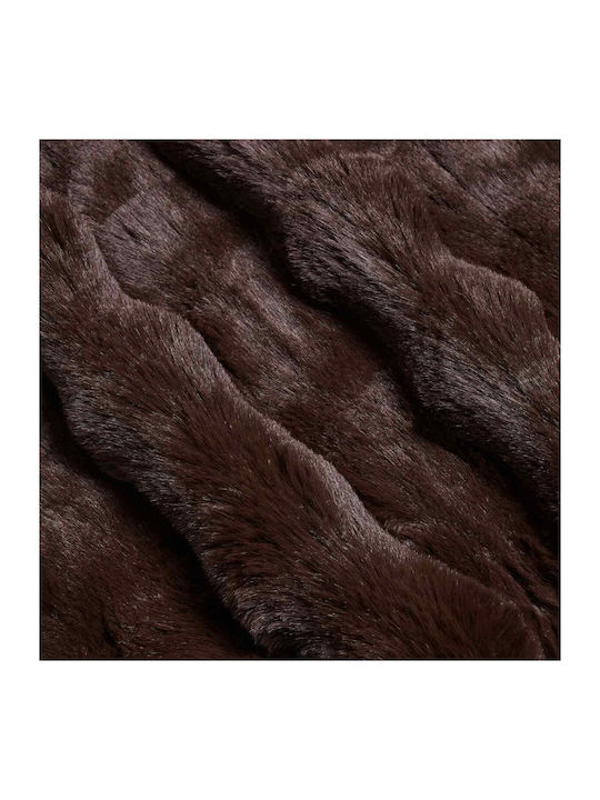 vidaXL Pătură Blănoasă Simplă 150x220cm Camelopard
