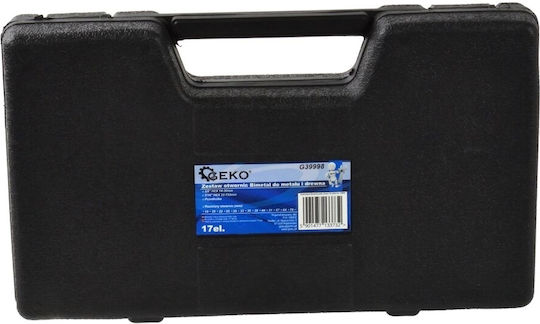 Geko Σετ Ποτηροπρίονα με Διάμετρο από 19mm έως 76mm για Ξύλο και Μέταλλο