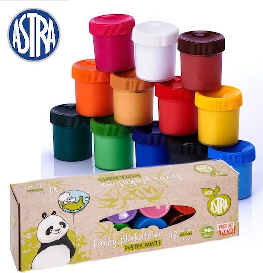 Astra Tempera Farben Gray 20ml 12Stück