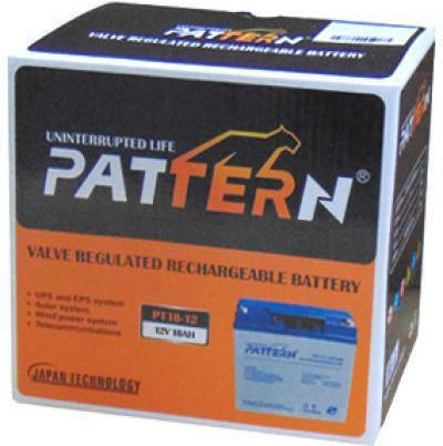 Pattern Battery PT18-12 UPS Battery with Capacity 18Ah and Voltage 12V 1pcs