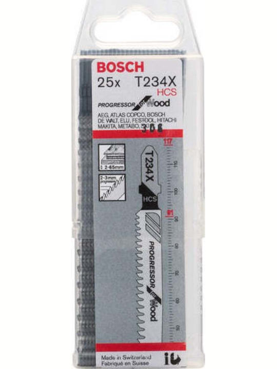 Bosch 2608633524 Лентоотрезни Машини за Дърво 117мм 25 Бройки