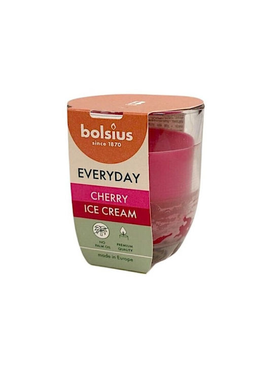 Bolsius Aromatic Candle In Jar With Cherry Perfume 135gr