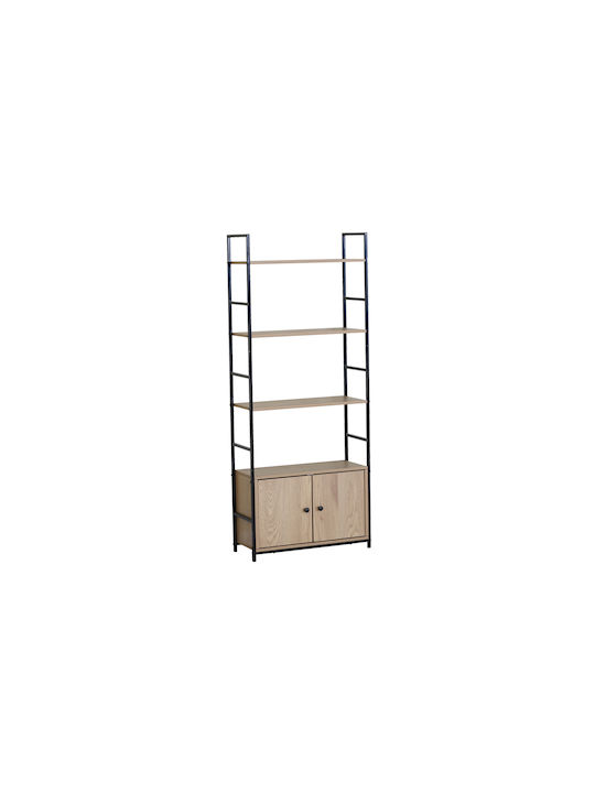 Βιβλιοθήκη Μαύρος 58.6x23.5x144εκ.