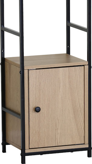 Bibliothek Schwarz 29.1x23.5x144cm