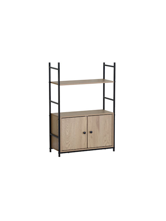 Βιβλιοθήκη Μαύρος 58.6x23.5x144εκ.