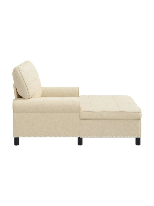 Modern Liegestuhl Beige M91xB157xH91cm