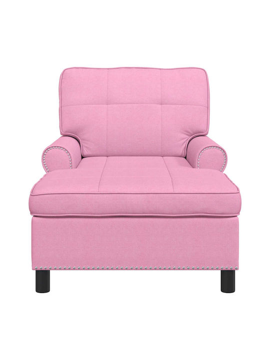 Modernes Liegestuhl Rosa M91xB157xH91cm