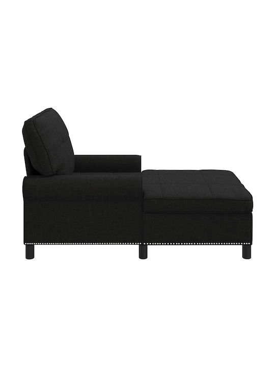 Șezlong Modern Negru L91xL157xÎ91cm