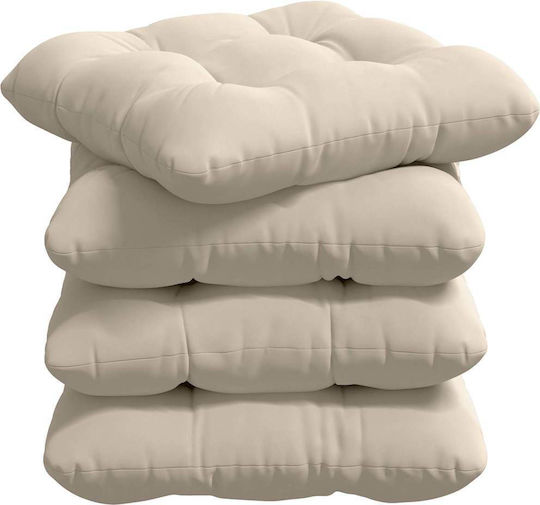 vidaXL Sofa Cushion Beige 40x40cm