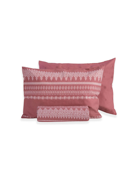 Nef-Nef Homeware Duvet Cover Cotton Single 170x240 Cleran Paprica