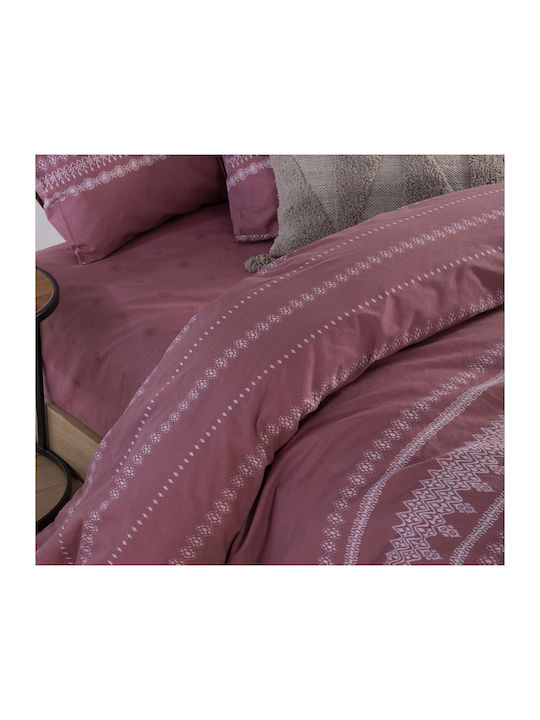Nef-Nef Homeware Duvet Cover Cotton Single 170x240 Cleran Paprica