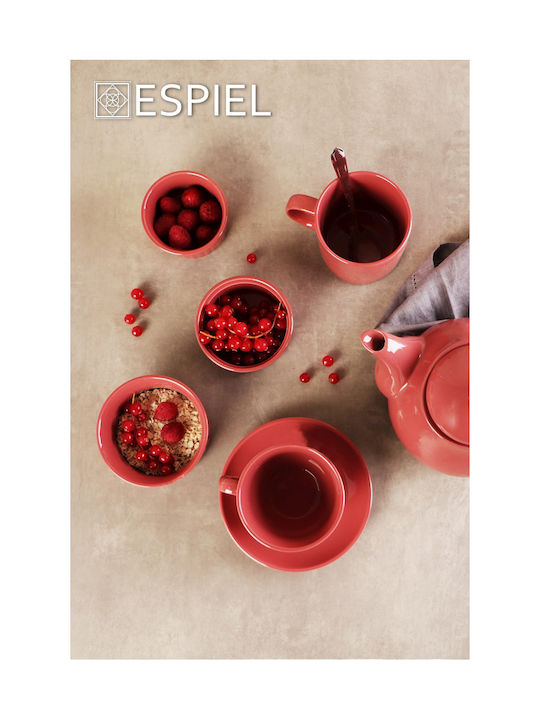 Espiel Essentials Στρογγυλό Πυρίμαχο Σκεύος για Σουφλέ Κεραμικό 10x10x10cm 12τμχ