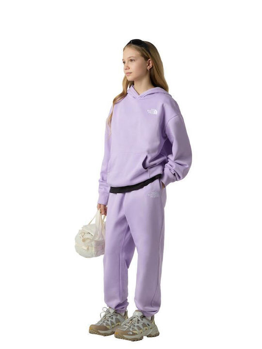 Kids Sweatshirt with Hood Purple Teen Essential Over Hoodie