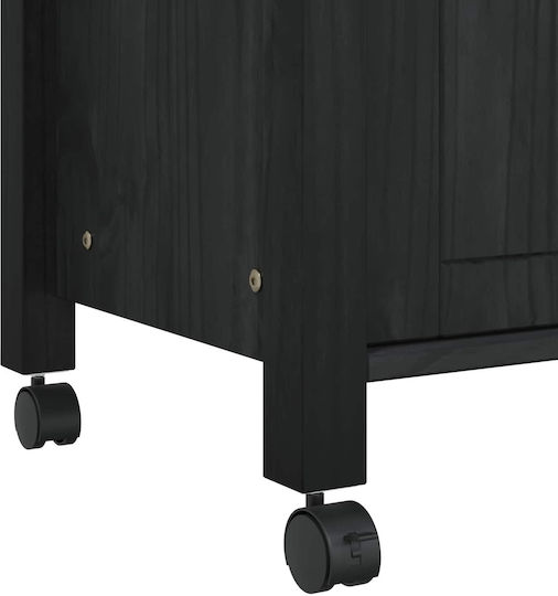 Dulap De Bucătărie Negru 60x40x88.5 cm