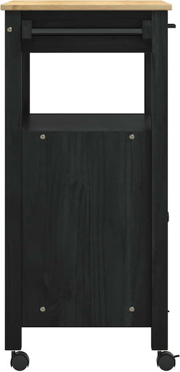 Dulap De Bucătărie Negru 60x40x88.5 cm