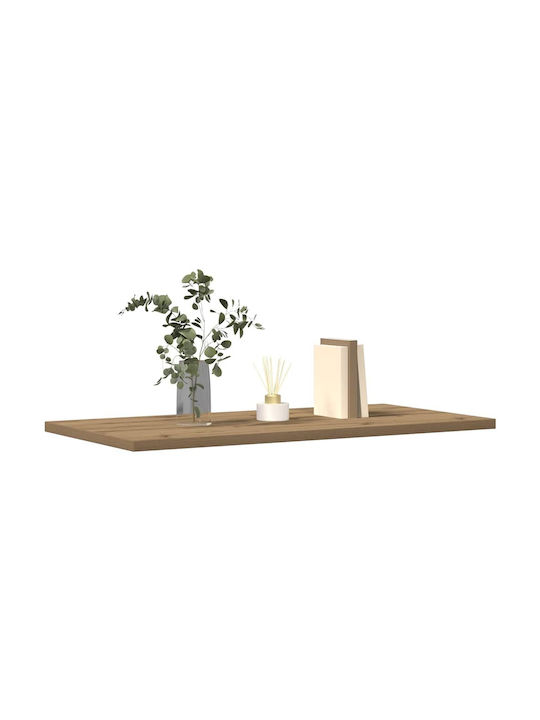 vidaXL Rectangular Bookcase Shelf made of Particleboard 60x20x1.5cm 805224 4pcs