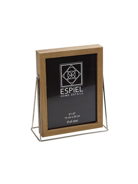 Espiel Wooden Photo Frame With Silver Frame 24 Pieces