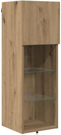 Wohnzimmer TV-Einheit Artisan Oak mit Beleuchtung